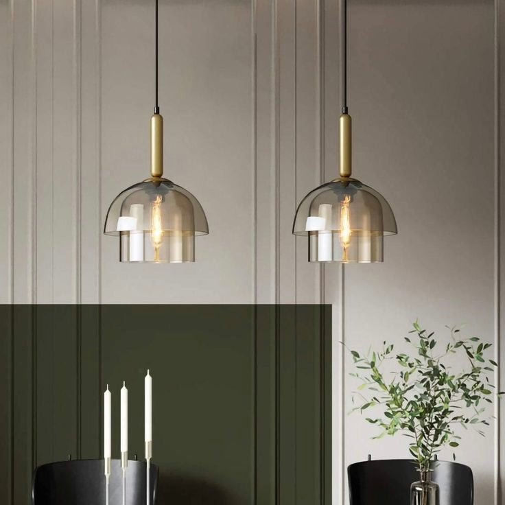 Modern Simple Glass Dome Ceiling Pendant Lights 2