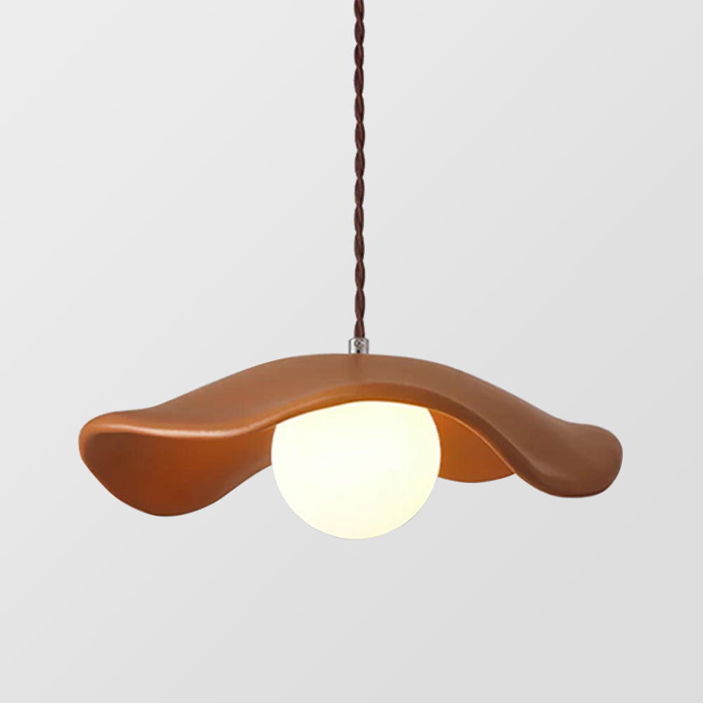 Modern Style Hat Shade Wabi-Sabi Pendant Light 1