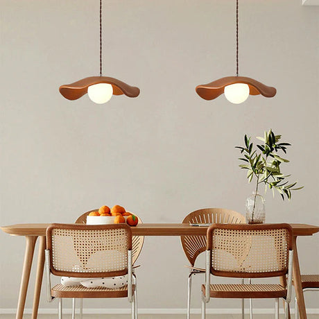 Modern Style Hat Shade Wabi-Sabi Pendant Light 2