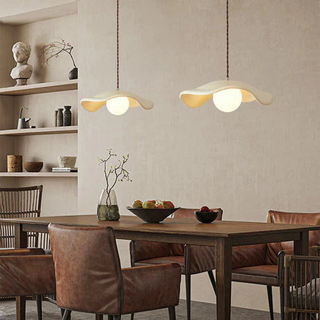Modern Style Hat Shade Wabi-Sabi Pendant Light 4