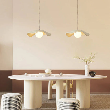 Modern Style Hat Shade Wabi-Sabi Pendant Light 5