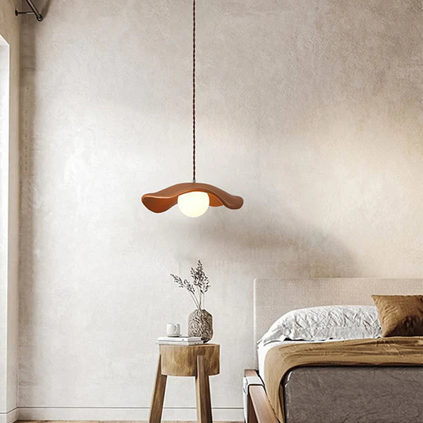 Modern Style Hat Shade Wabi-Sabi Pendant Light 6