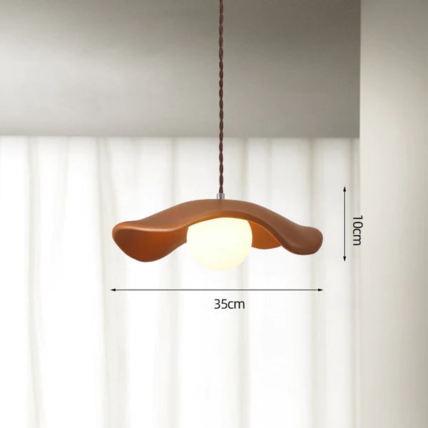 Modern Style Hat Shade Wabi-Sabi Pendant Light 7