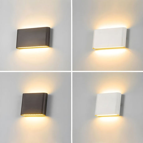 Modern Waterproof Aluminum Up Down Outdoor Wall Light 8