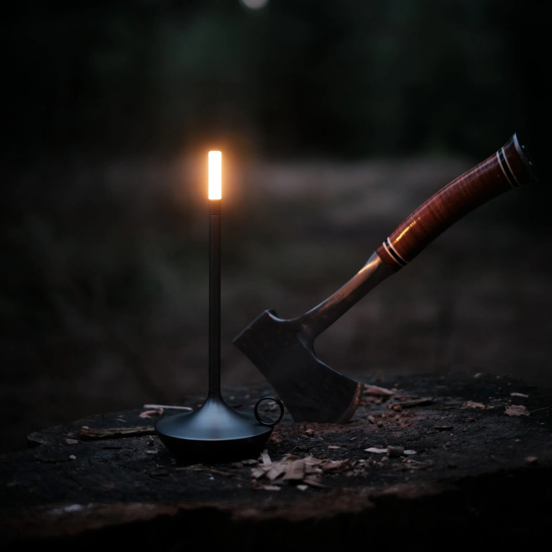 Nordic LED Candlestick Light - Rechargeable Touch Control Lamp