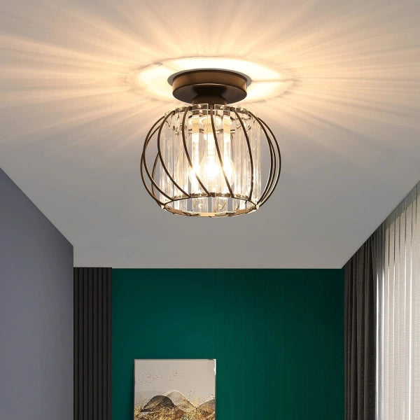 Nordic Luxury Glass Hallway Ceiling Lighting 1