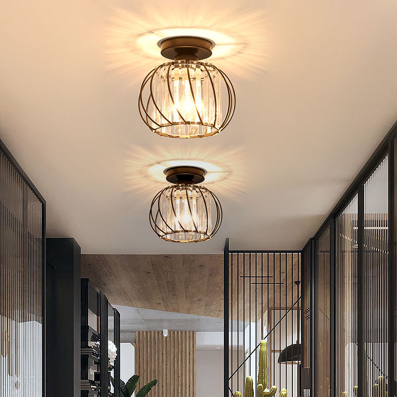 Nordic Luxury Glass Hallway Ceiling Lighting 2
