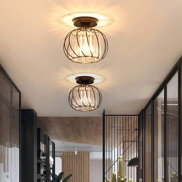 Nordic Luxury Glass Hallway Ceiling Lighting 2