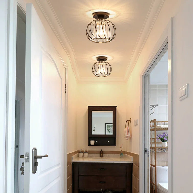 Nordic Luxury Glass Hallway Ceiling Lighting 3