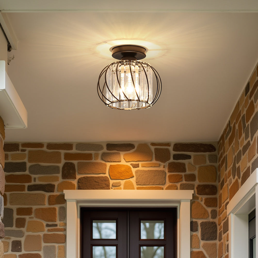Nordic Luxury Glass Hallway Ceiling Lighting 4