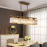 Nordic Multi-Head Designer Long Glass Island Lamps 10