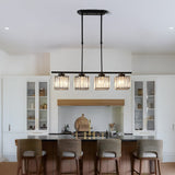 Nordic Multi-Head Designer Long Glass Island Lamps 5