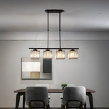 Nordic Multi-Head Designer Long Glass Island Lamps 6