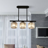Nordic Multi-Head Designer Long Glass Island Lamps 8