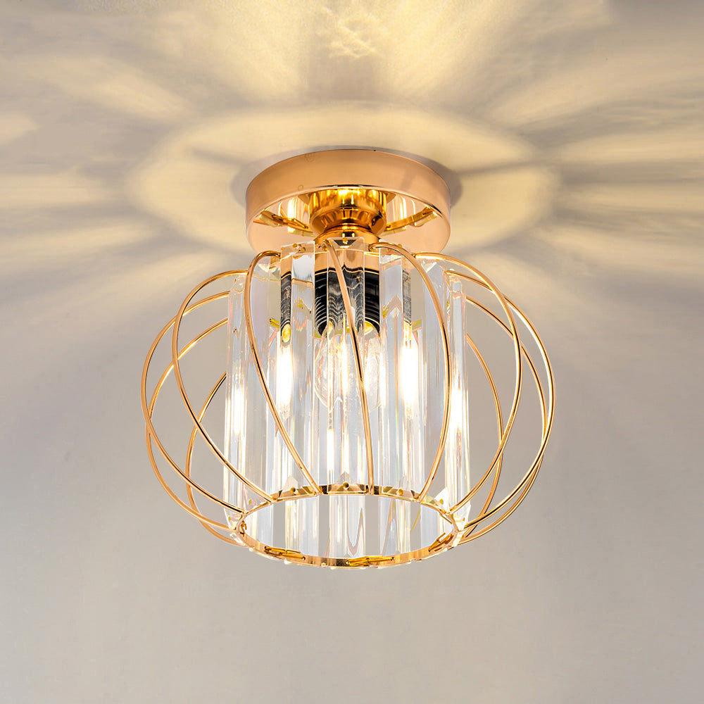 Nordic Simple Globular Glass Hallway Pendant Lighting 11