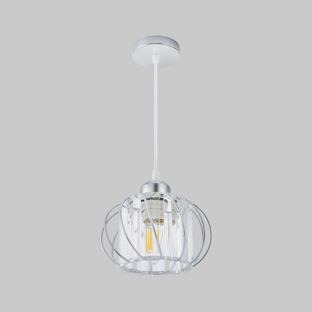 Nordic Simple Globular Glass Hallway Pendant Lighting 12