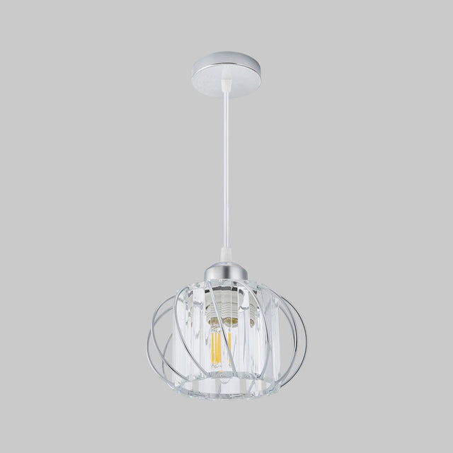 Nordic Simple Globular Glass Hallway Pendant Lighting 12