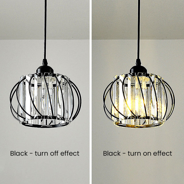 Nordic Simple Globular Glass Hallway Pendant Lighting 2