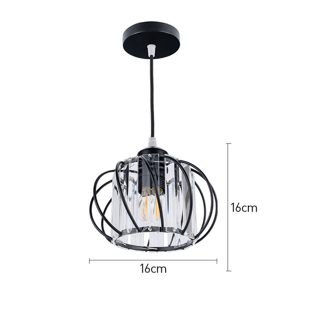 Nordic Simple Globular Glass Hallway Pendant Lighting 7