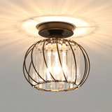 Nordic Simple Globular Glass Hallway Pendant Lighting 8