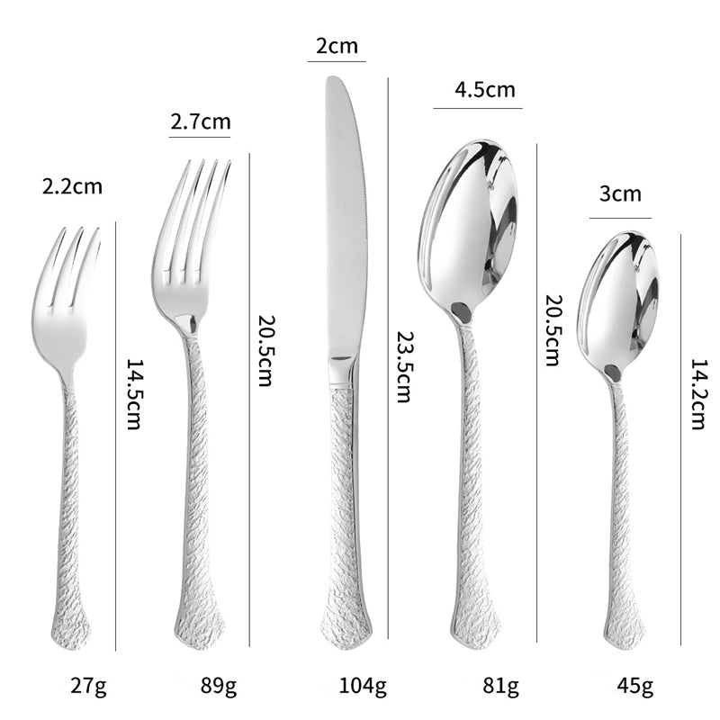  Aurora Silver Cutlery Set-6