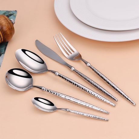  Siv Silver Luxury Cutlery Set-4