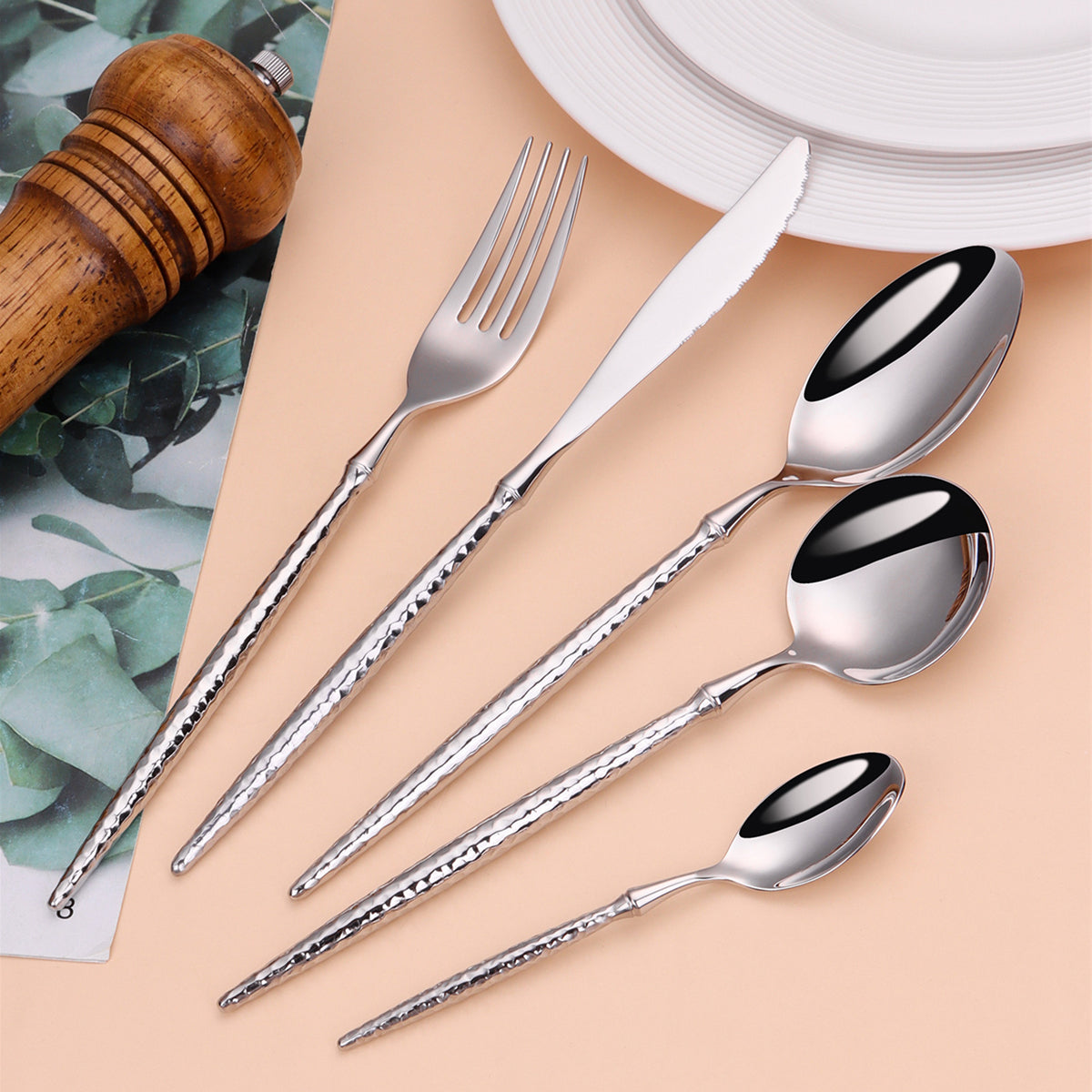  Siv Silver Luxury Cutlery Set-1
