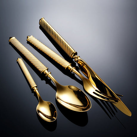  Realm Gold Luxury Cutlery Set-3