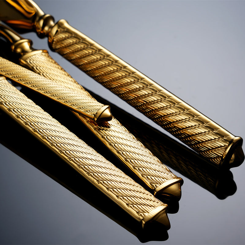  Realm Gold Luxury Cutlery Set-5