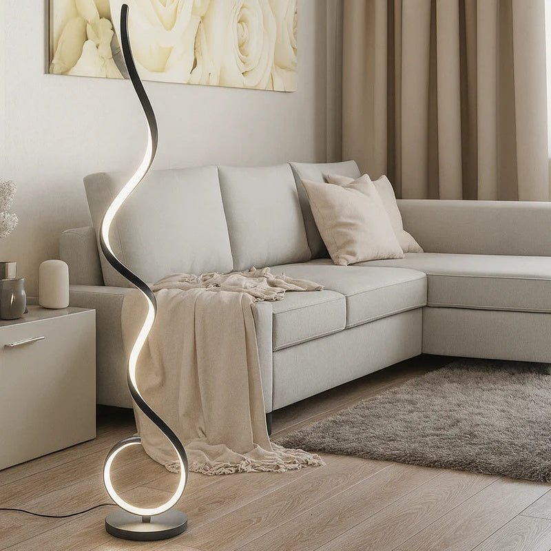 Natalie - Sleek Modern LED Floor Lamp with Adjustable Design