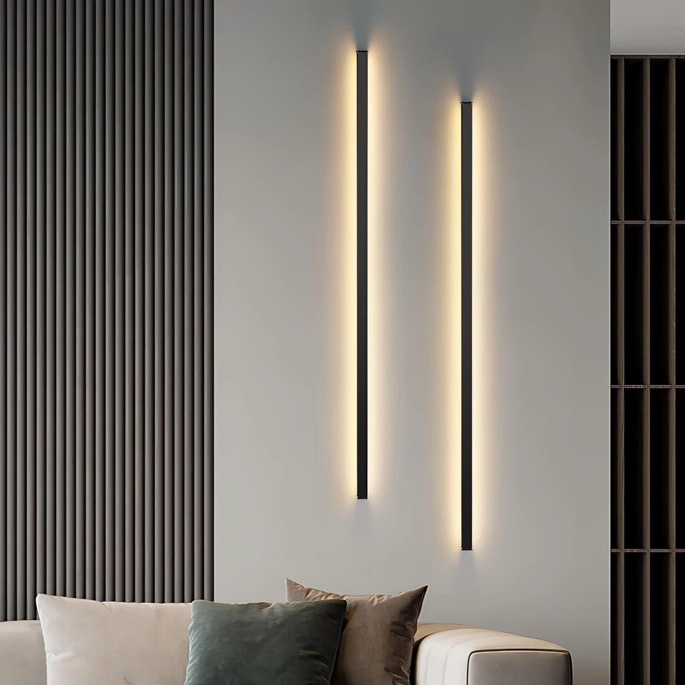 Minimal Light Bar – Nordic LED Wall Lamp in Aluminium