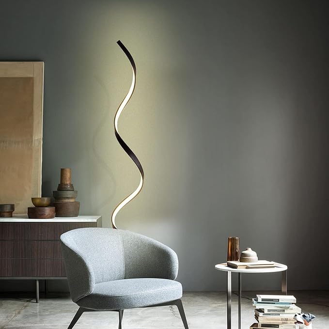 Natalie - Sleek Modern LED Floor Lamp with Adjustable Design
