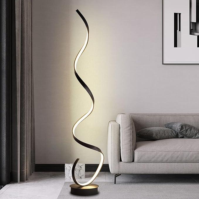 Natalie - Sleek Modern LED Floor Lamp with Adjustable Design