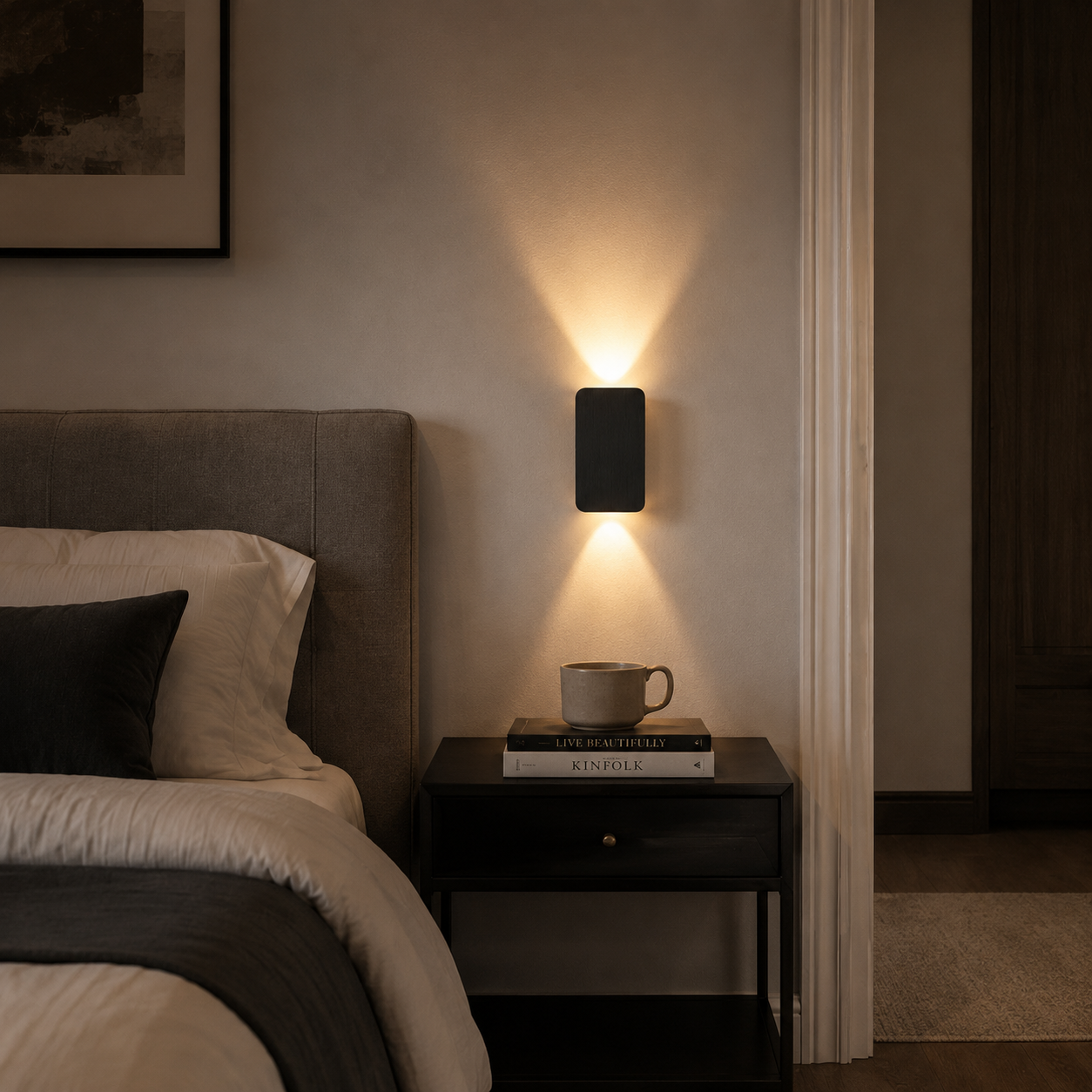 Modern Rectangular Sleek Wall Light – LED Indoor Sconce