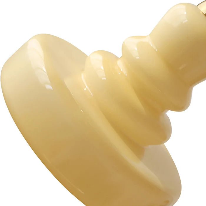 Vintage Glass Gourd Pendant Light, Retro Coloured Ceiling Lamp