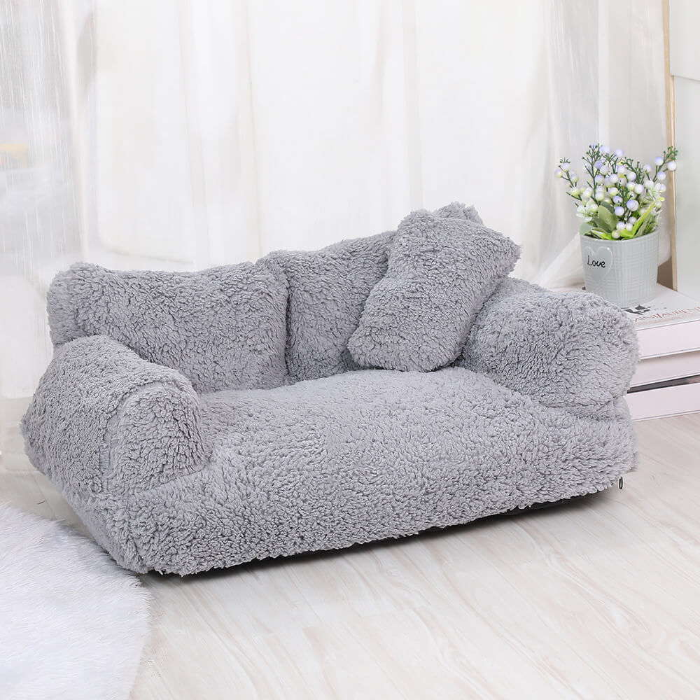 Ultra-Soft Bolster Dog Bed for All-Day Comfort and Support