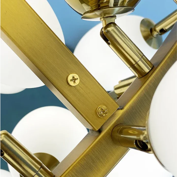 Zygote Chandelier – Contemporary LED Pendant Light | 5 Sizes, Includes Bulbs, Perfect for Stylish Interiors