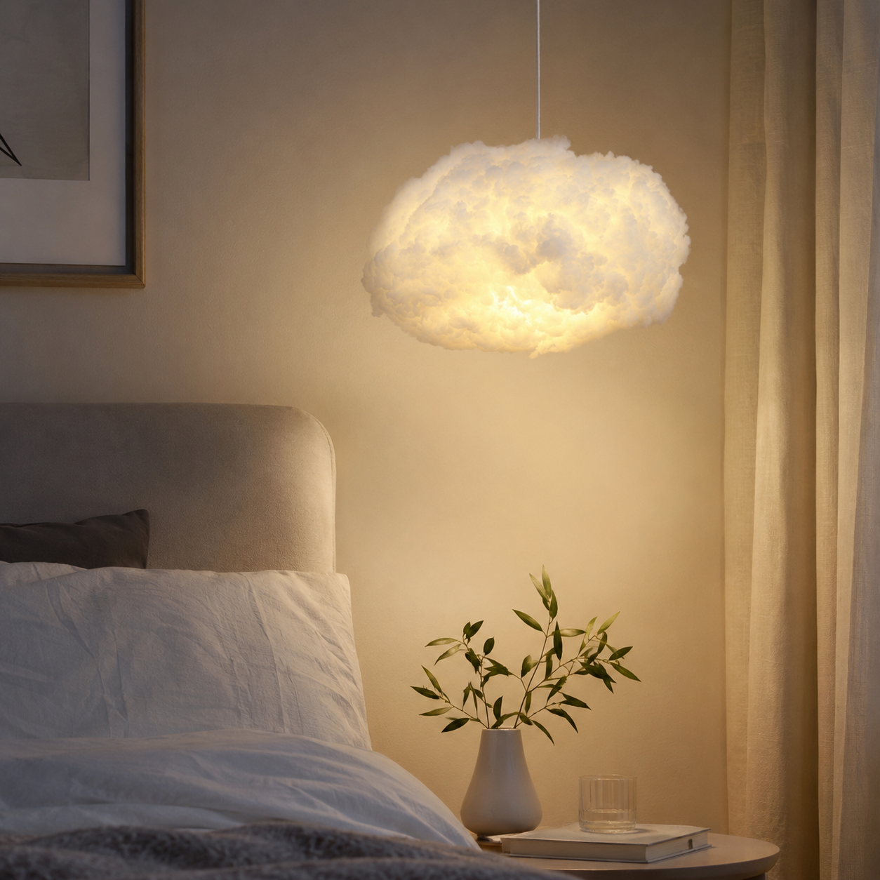 Cloud Ceiling Light – Fluffy Cloud Pendant Light for Nursery & Bedroom | 7 Sizes