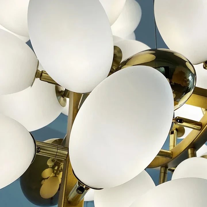 Zygote Chandelier – Contemporary LED Pendant Light | 5 Sizes, Includes Bulbs, Perfect for Stylish Interiors