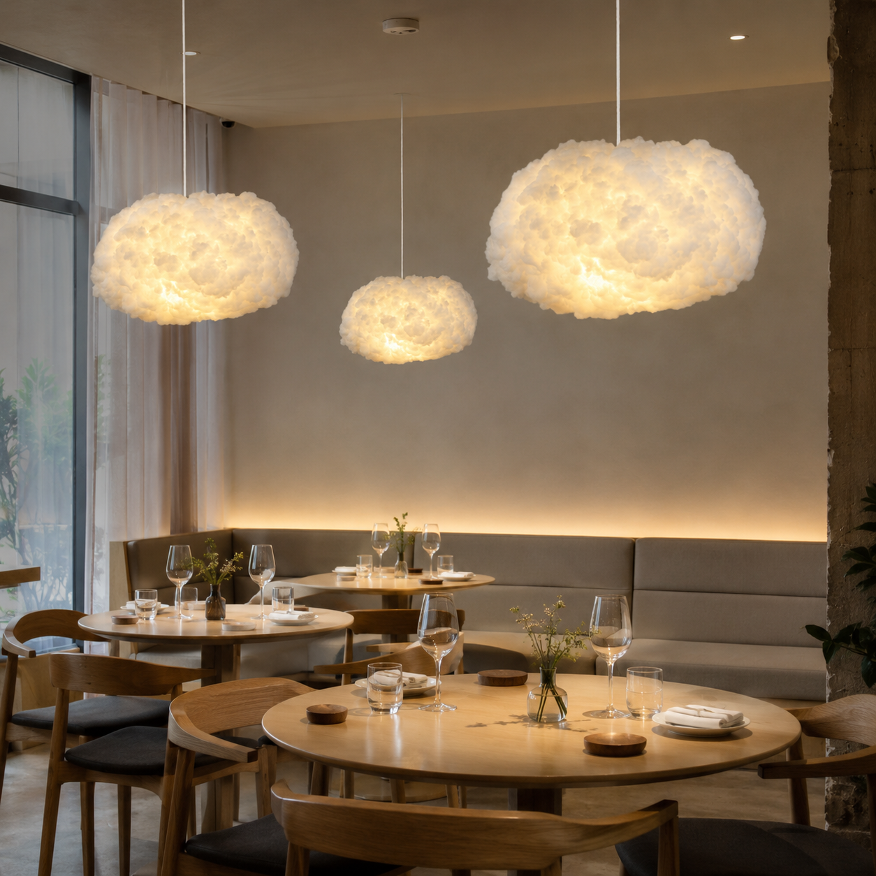 Cloud Ceiling Light – Fluffy Cloud Pendant Light for Nursery & Bedroom | 7 Sizes