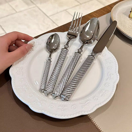  Realm Silver Luxury Cutlery Set-3