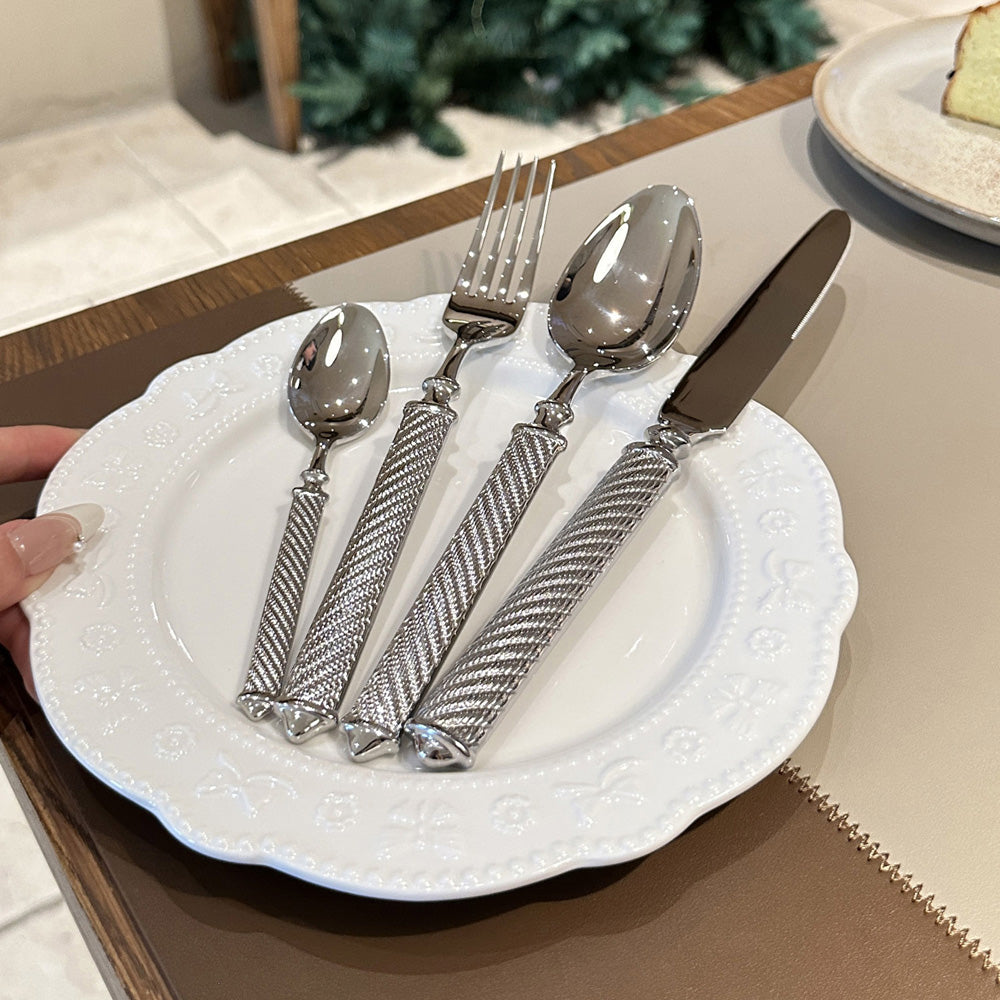  Realm Silver Luxury Cutlery Set-5