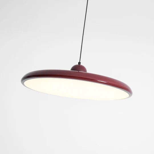 Flat Disc Pendant Light, Nordic Minimalist LED Ceiling Lamp