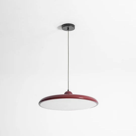 Flat Disc Pendant Light, Nordic Minimalist LED Ceiling Lamp
