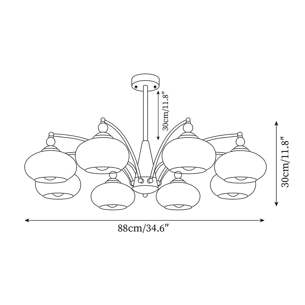 Retro Melodica Chandelier – Victorian Elegance with Modern Craftsmanship