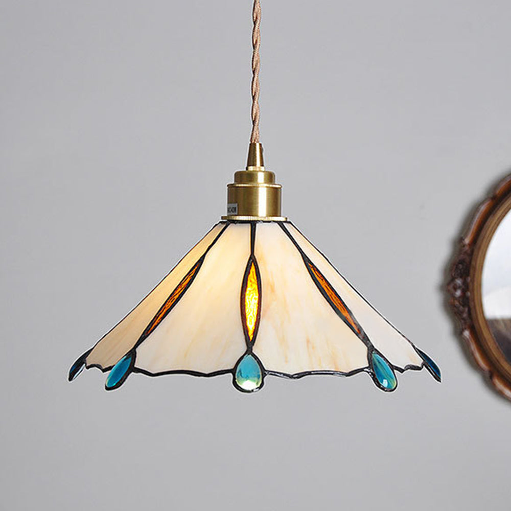 Retro Stained Glass Tiffany Pendant Light 1