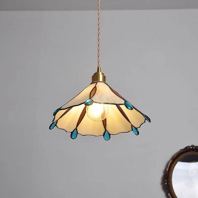 Retro Stained Glass Tiffany Pendant Light 2