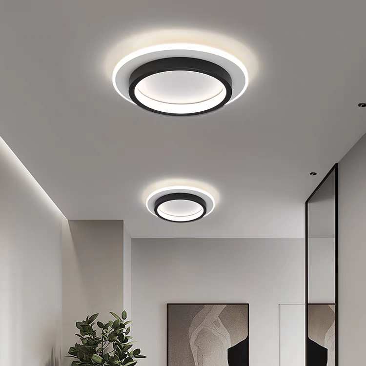 Round Metal Acrylic LED Hallway Ceiling Lights 0