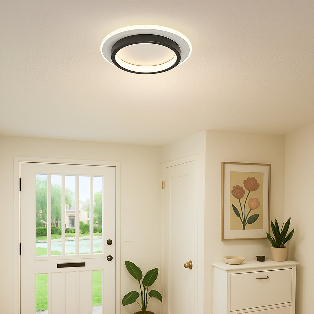 Round Metal Acrylic LED Hallway Ceiling Lights 5