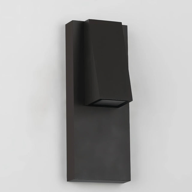 Wallis - Black Modern Outdoor Downlight Wall Light IP65